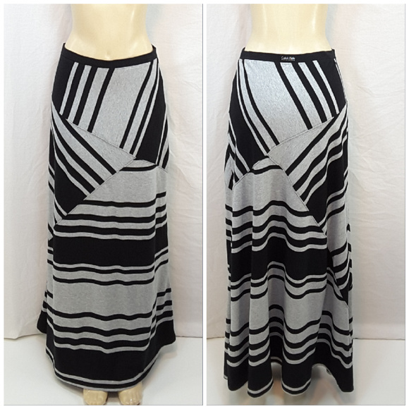 Calvin Klein Dresses & Skirts - CALVIN KLEIN, Abstract Striped Skirt, size Small